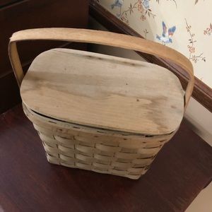 Primitive Basketville Putney Vermont Basket